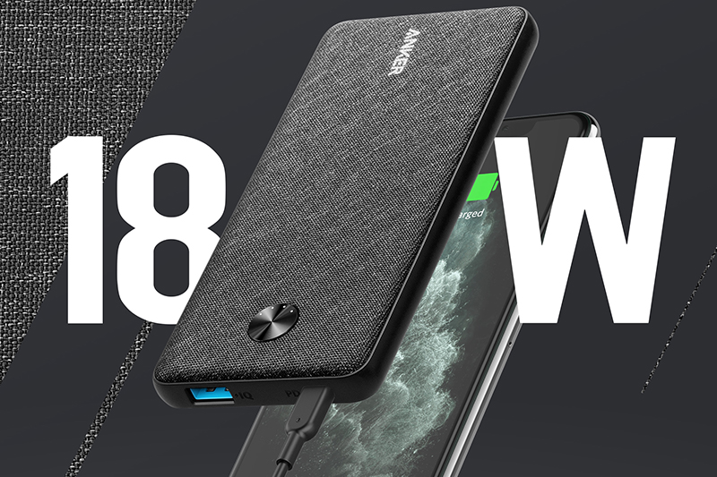 Sạc dự phòng Anker PowerCore Slim A1231 cho phép sạc đồng thời 2 thiết bị khác nhau